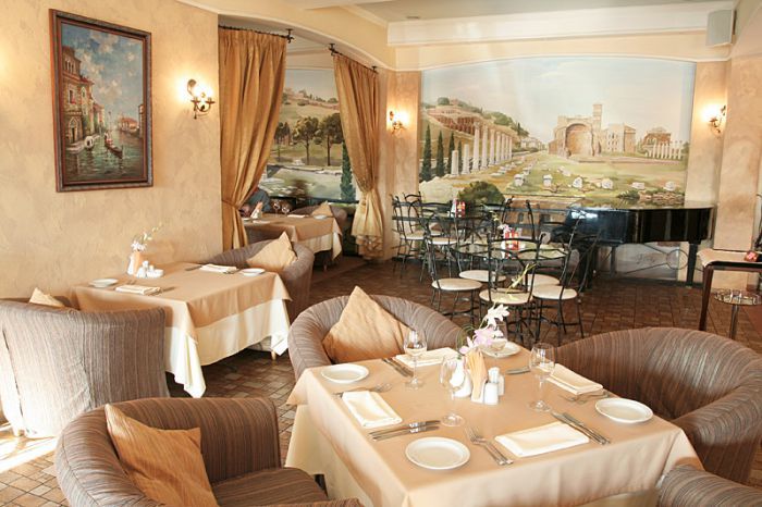 Итальянский ресторан Виа Романо Бакетный зал