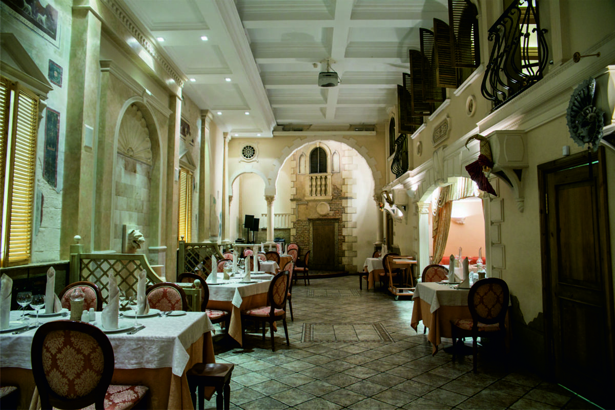 Ресторан Венеция 16 век Основной зал