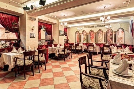 Ресторан Бахтриони. Красный зал до 60 человек. Фото 2