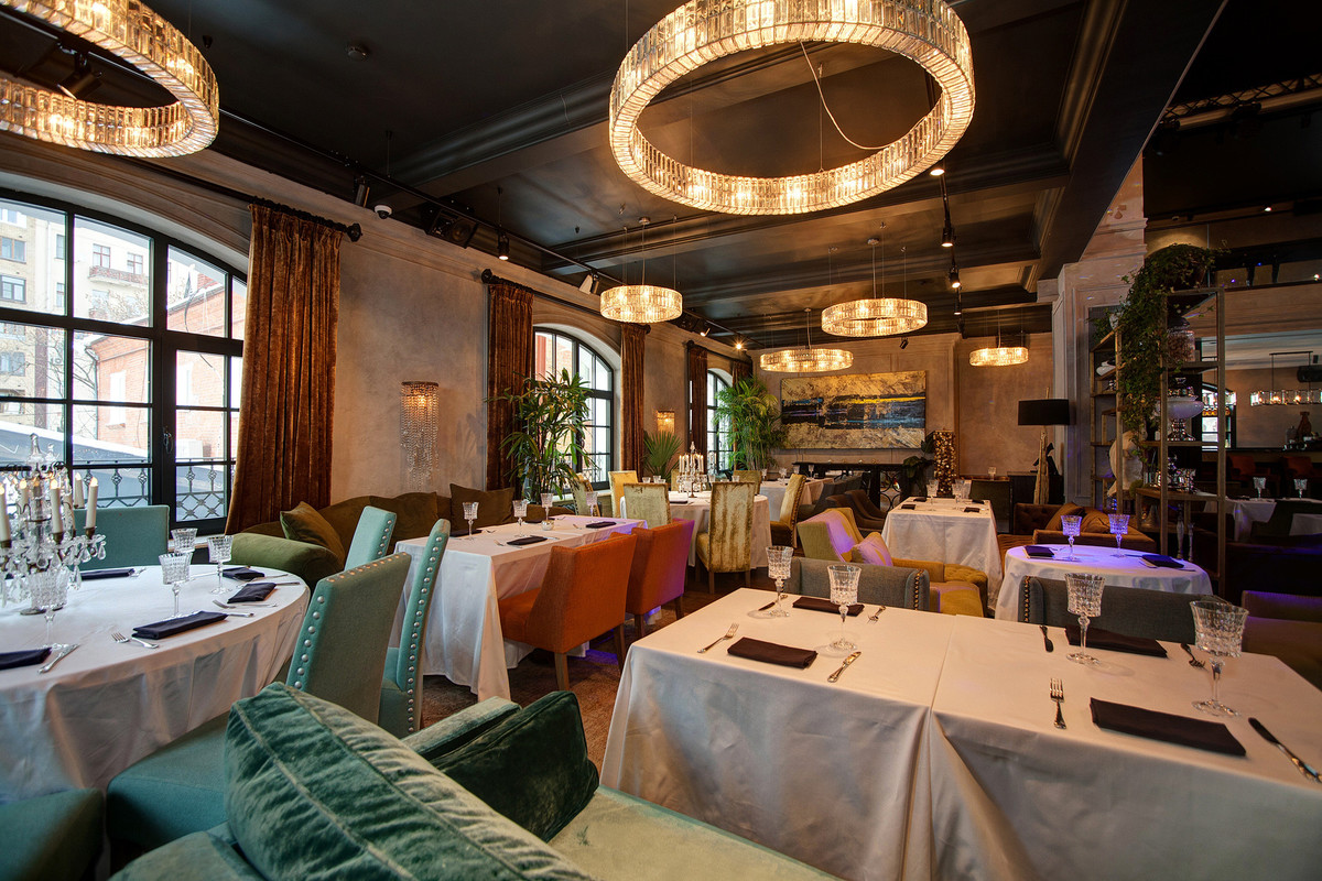 Ресторан Модус / Modus Restaurant Двухуровневый зал Modus Hall