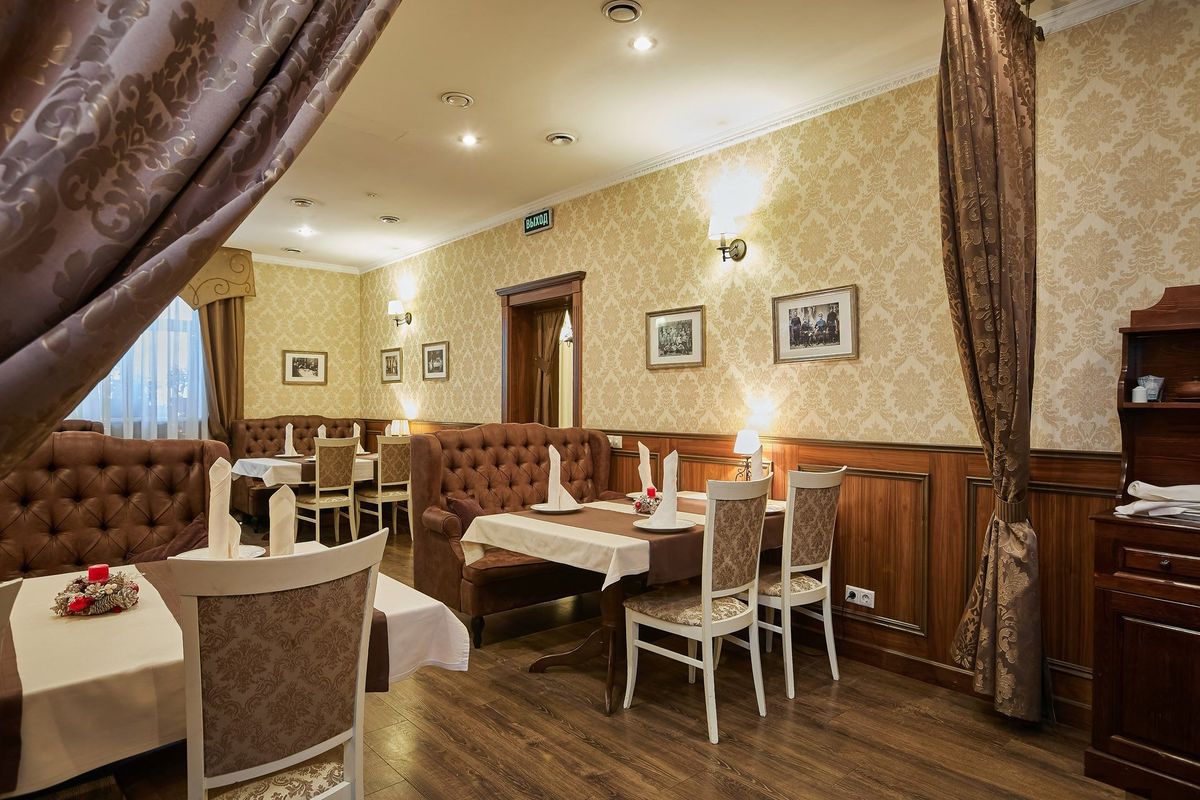 Ресторан Русское подворье Каминный зал